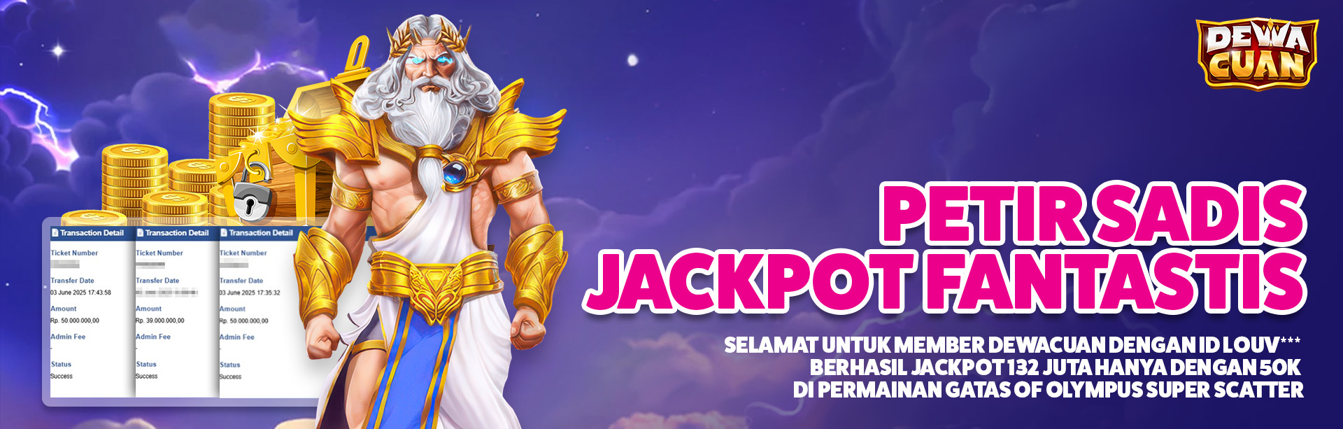 Dewacuan gampang pecah diluar