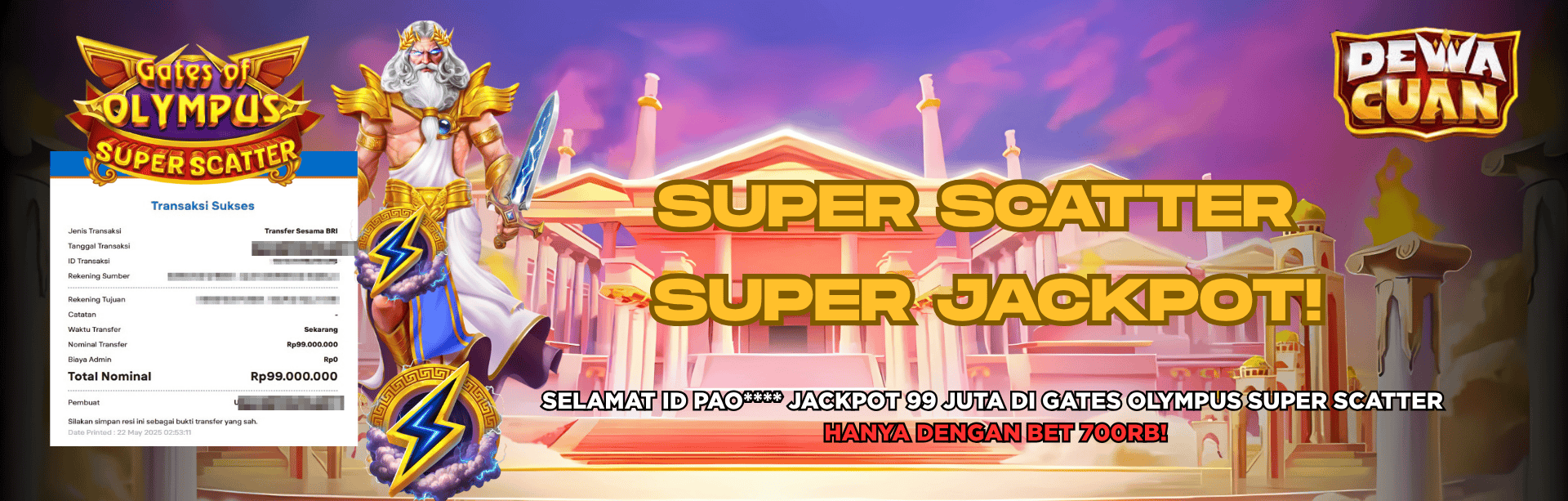 SUPER SCATTER SUPER JACKPOT