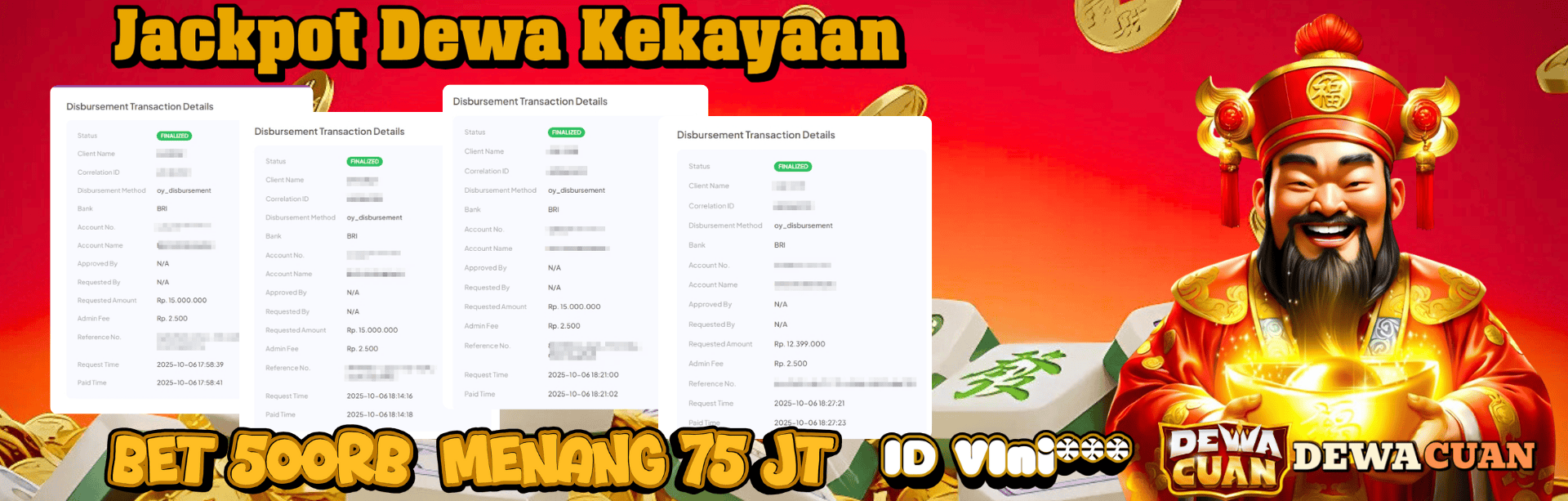 Testimoni sampai tanggal 3 November