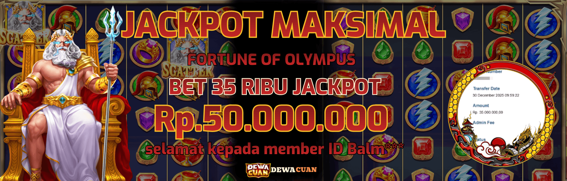 Testimoni sampai tanggal 13 April