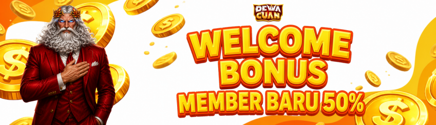 BONUS MEMBER BARU 50%