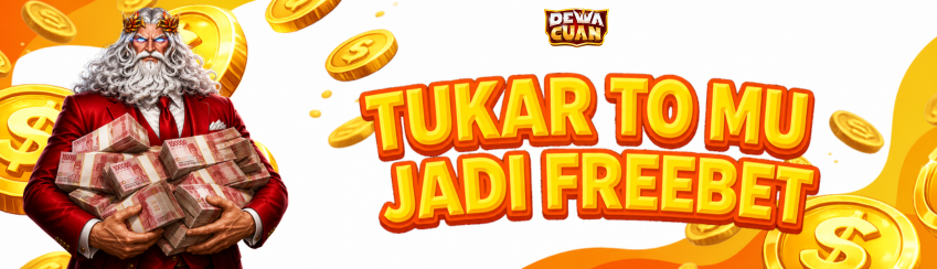 TURNOVER TUKAR FREEBET DEWACUAN