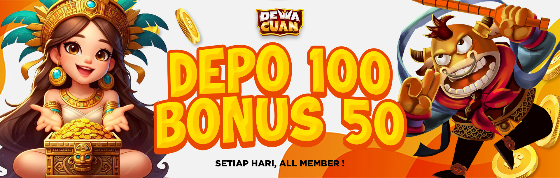 Welcome bonus slot 50%